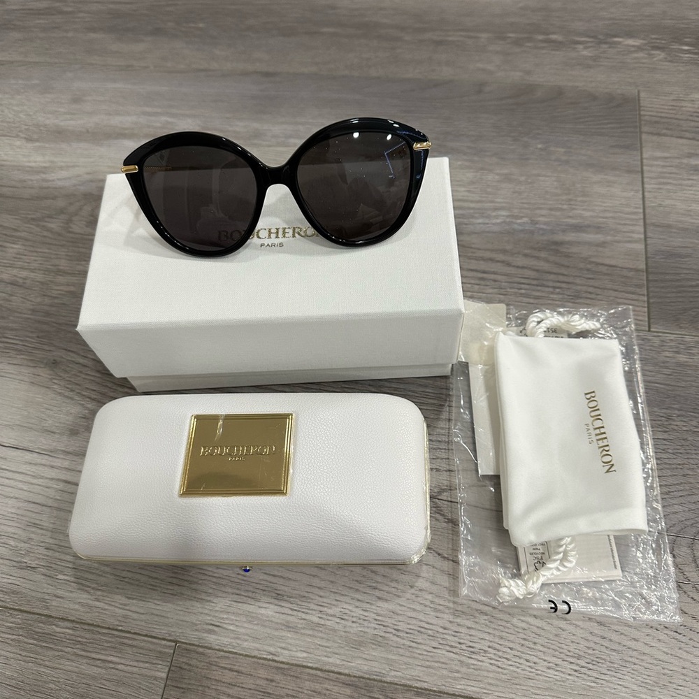 Boucheron Black Women's Sunglasses